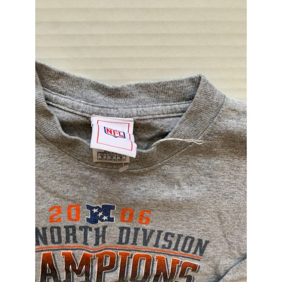 NFL Boys Size Medium 10 12 Gray Long Sleeve Gray Tshirt Tee 2006 NFL Natrional C - Picture 3 of 4